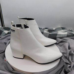 A New Day White Go Go Boots